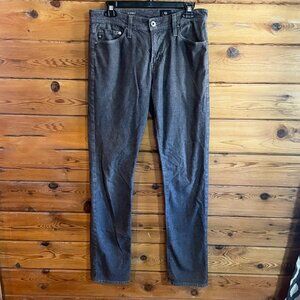 AG Adriano Goldschmied Men's The Everett Slim Straight Gray Jeans  30/34